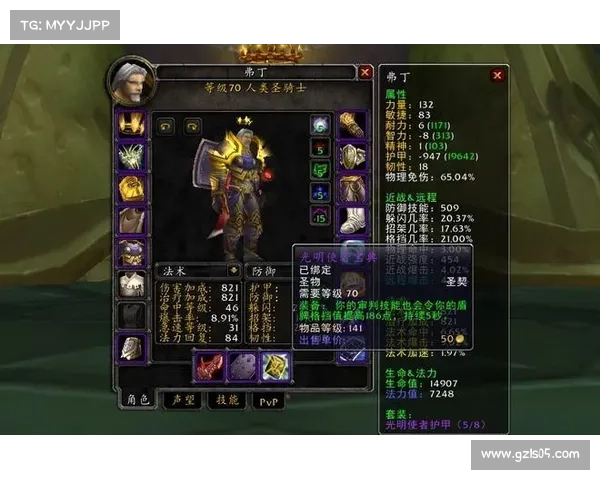魔兽TBC圣骑士:格挡装备之道 魔兽TBC圣骑士:格挡装备之道